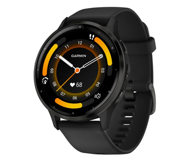GARMIN Venu 3 45 mm GPS Czarny (010-02784-01) - 1173424 - zdjęcie